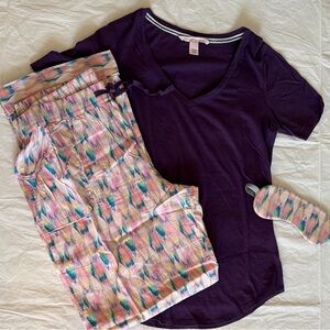 Victoria's Secret Purple and Multicolor Kids Pajamas